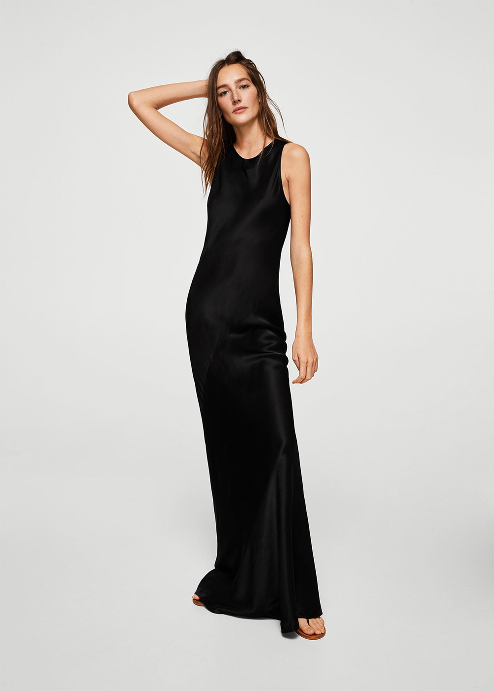 Satin gown